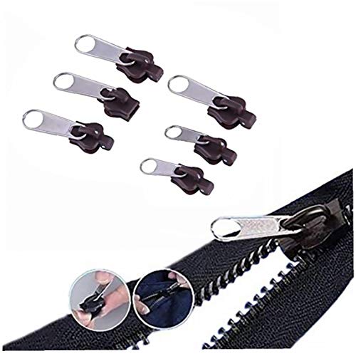 LjzlSxMF Universal-Zipper Reparatursatz Instant Fix Kleidersack Ersatz Zipper Slider Zähne 12st Cover