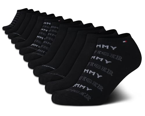 Image of Tommy Hilfiger Womens No Show Socks - 12 Pack Lightweight Athletic Performance Cushioned Running Low Cut Socks for Women
