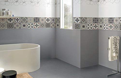Venecia Decorative Tile Stickers Set 12 Units 6X6 Inches. Peel & Stick Vinyl Tiles. Backsplash. Home Decor. Furniture Decor. Staircase Decor. 3 Sqf Per Package. #TOP7