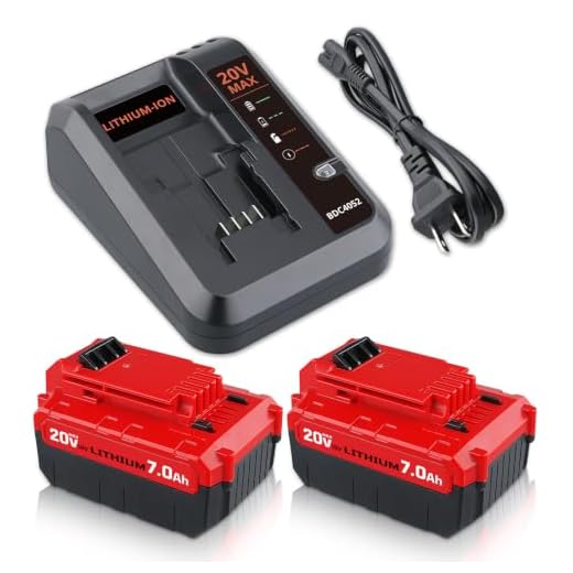2Pack 6.5Ah PCC685L + PCC692L Charger Combo Replacement for Porter Cable 20V Battery Compatible with Porter Cable 20Volt Max Lithium Batteries PCC685L PCC680L PCC682L PCC685LP