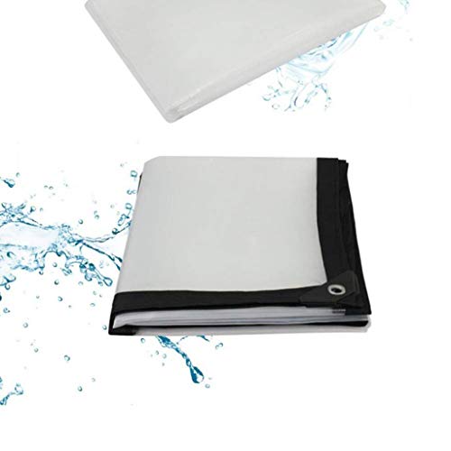 Preisvergleich Produktbild DENGJU Transparente Plane wasserdicht staubdicht, Garten Isolation Kunststofffolie Balkon Pflanze regendicht Tarp-130g / m² (Size : 4x6m)