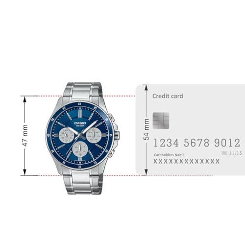Image of Casio Enticer Men MTP-1374D-2A3VDF Analog Blue Dial Men (A2346)