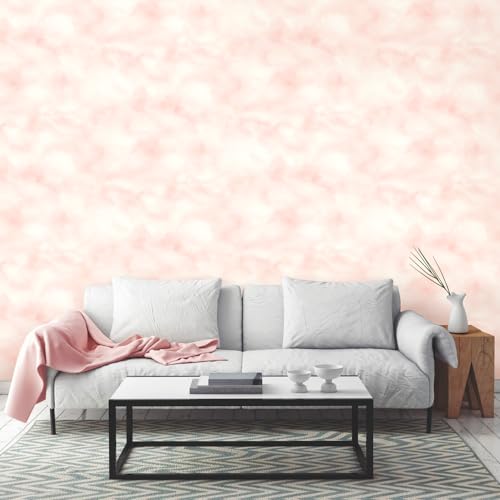 RoomMates RMK10709WP Pink Cloud Peel and Stick Wallpaper, 52.1 x 502.9 cm - Image 2