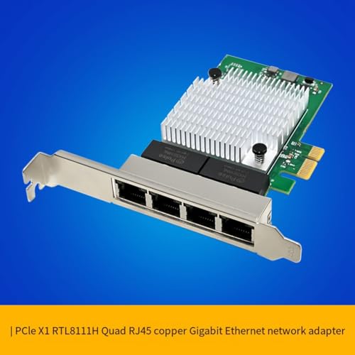 Tarjeta de Red PCIe Gigabit de 1000Mbps con adaptador LAN de alta velocidad para Windows 7 8 10 4