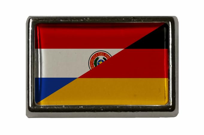 U24 Pin's drapeau du Paraguay Allemagne, Acrylique