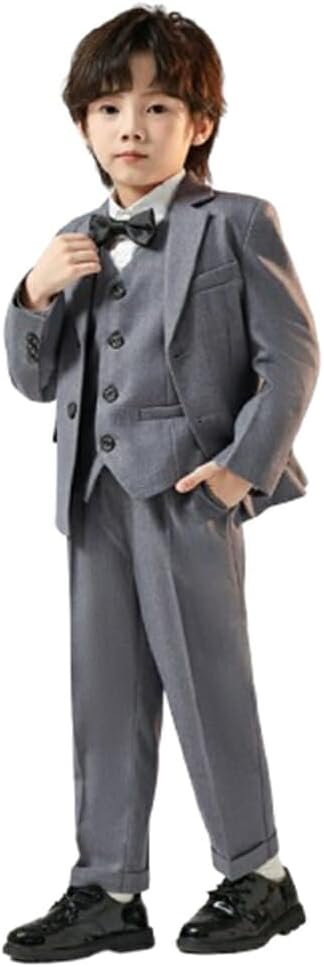 ミキハウス エンブレム付き スーツ セット 130 男の子 フォーマル