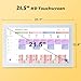 COMIX 21.5-inch Smart Digital Wall Calendar with Touch Screen-Electronic Calendar & Family Organizer for Schedules & Chore Charts,Digital Planner for Home and Office,Includes Wall Mount