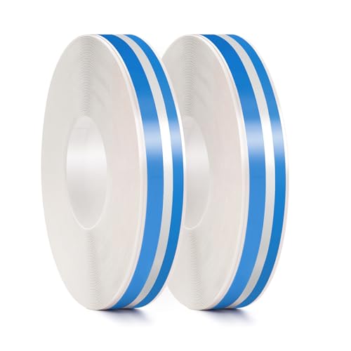 ZTGPMP 2 Rolls 32Ft Car Pinstripe Tape, Automotive Pinstriping Tape Stickers Vinyl DIY Stripes Pinstripe Emblems Trim Decals for Car, SUVs, Pickups, Motorcycle and Boat, Racing Stripes (Blue)