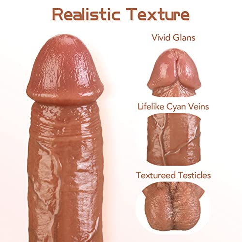 Realistic Dildo Adult Sex Toys - Utimi 7.1 Inch Silicone Penis For Men Women Female Beginners Body Safe Material Dildos With Strong Suction Cup For Vaginal G-Spot And Anal Play #TOP1