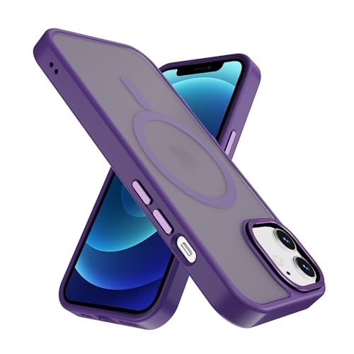 PinLiSheng iPhone 12 12Pro MagSafeΉ P[X }bg  {^ ϏՌ ɗDG wh~ ČRMILKi ϖh~ Xgbvz[t X}zP[X iPhone 12 12Pro,p[v