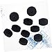 TOYANDONA 30pcs Felt Bass Drum Beater Replacement Low Volume Cymbals Accessory Pack Cymbal Felt Pads for Guitar Strap Buttons