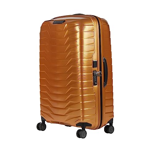 Image of Samsonite Proxis 75 cm Large Check-in Polypropylene (PP) 8 Wheels Spinner Hard Luggage /Suitcase /Trolley Bag for Travel (Gold)