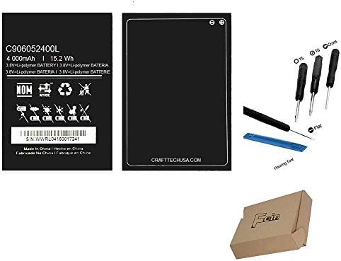 Foir OEM Battery C906052400L Comaptibel for BLU Energy X2, E050, E050U, with Disassemble Tools