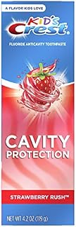 Crest Crest Kids Anticavity Cavity Protection Fluoride Toothpaste for Children Strawberry Rush, 4.2 Oz,