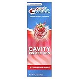 Crest Kid's Cavity Protection Fluoride Toothpaste Rush, Strawberry, 4.2 Ounce