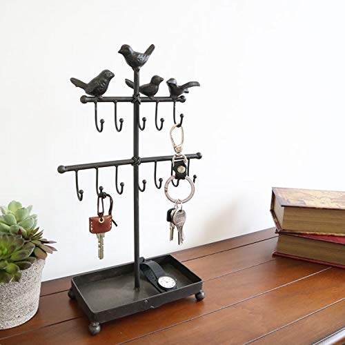 Amazon｜小鳥がかわいいアンティーク調アクセサリースタンド 22