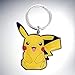 Pokemon Pikachu Metal Key Ring Keychain, Yellow