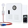 RV Tankless Water Heater, 61,000 BTU On Demand Instant Propane Gas RV Tankless Hot Water Heater with White Door and Remote, 3.9 GPM, 12V?Multi-Protection for RVers' Everyday Use