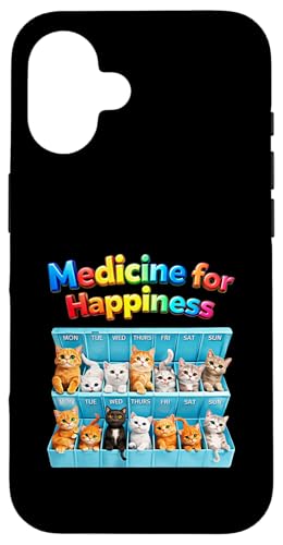 Medicine For Happiness ����L �q�L �s���{�b�N�X �y�b�g���D�� �X�}�z�P�[�X iPhone 16 �p