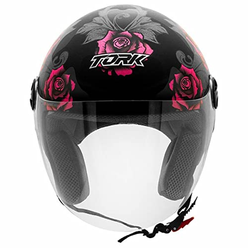 Pro Tork Capacete New Liberty Three Flowers Brilhante