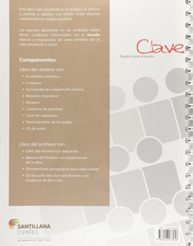 Clave. Espanol Para El Mundo. Livro del Pofesor - Volume 1b