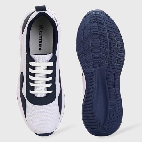 Image of Centrino Men's Casual Shoe | Sneakers for Men Casual Sports Running Shoes, Mesh Lace-Up Lightweight Footwear for Gym, Walking, Outdoor, Travel, Office, Stylish Athletic Shoe (8165)