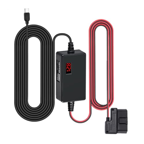 Cable reductor de grabadora de conducción, convertidor de ángulo izquierdo de 12-24 V a 5 V/3 A, adaptador de cámara de salpicadero GPS para automóvil, kit de cable duro USB tipo C para camión
