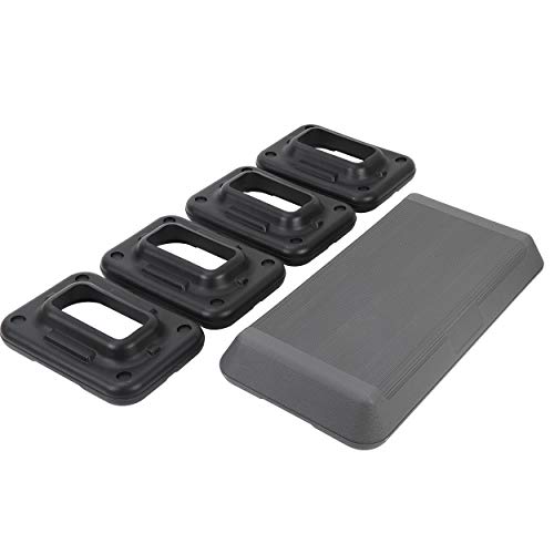 ZENY 28.5'' Aerobic Stepper Platform Aerobics Trainer Adjustable Exercise Fitness Workout Stepper Adjust 4