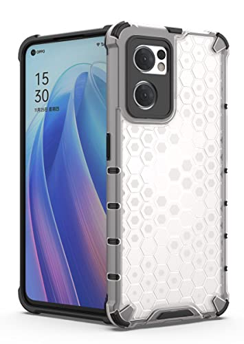 Image of Glasgow Back Case Cover Designed for Oppo Reno7 5G - Transparent