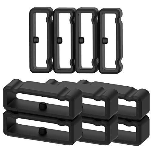 FitTurn Replacement Fastener Ring Band Keeper Loops Compatible with Fitbit Blaze -Replacement Band Keepers Secure Rings [11pcs] Silicone Fastener Rings for Fitbit Blaze Smart Watch Bands