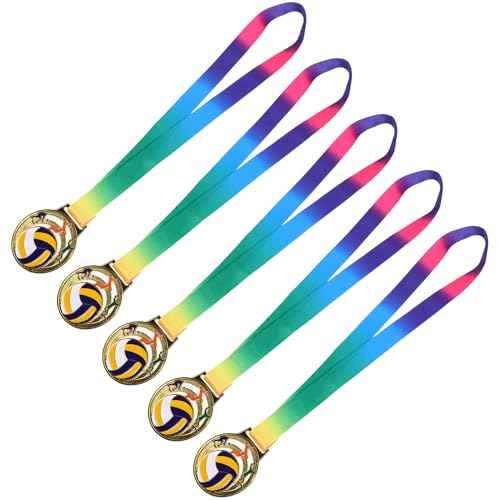 Premios deportivos de metal Toyvian para torneos de voleibol infantil en el colegio