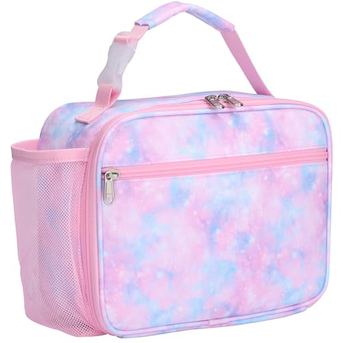 Bagseri Kids Lunch Bag Girls - Thermal Insulated Lunch Box Tote with Water Bottle Holder, Reusable Leak-Proof Kids Lunch Box for Daycare & School,...