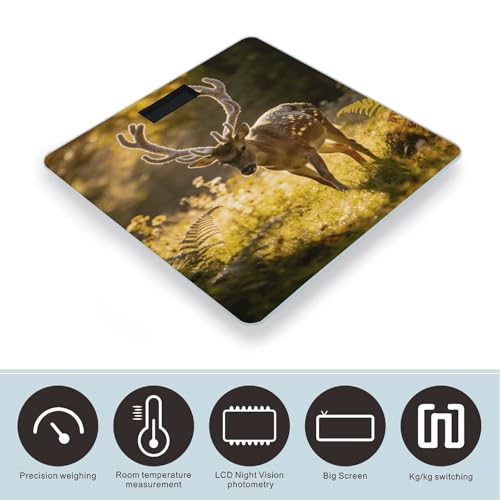 Báscula digital de baño con sensor alta precisión 400 lb miniatura 3