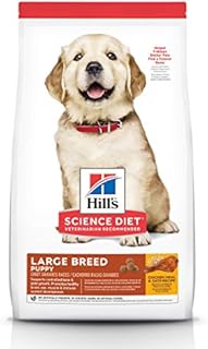 Hill's Science Diet Dry Dog Food, Puppy, Large Breeds, Chicken Meal and Oats Recipe, 30 lb. Bag