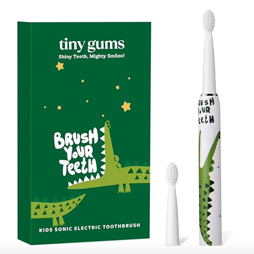 Brosse à dents sonique enfant 3 modes avec poils souples pour 2-12 ans