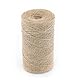 alwaiiz Juteschnur 1.5mm x 400m, Reißfest Jutegarn, Jute Kordel Geeignet für Geschenkverpackungen, Basteln und Leichte Gartenarbeit, Braun