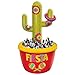 Multicolor Plastic Inflatable Cactus Cooler & Ring Toss Game - 54