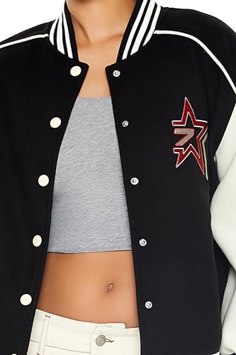 Forever 21 Star Girl Varsity Letterman Jacket3