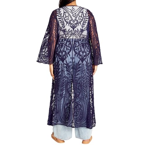 Image of City Chic Women's Plus Size Pretty Thing Duster