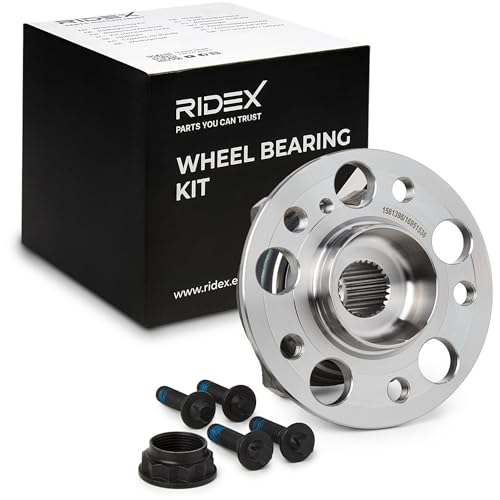 RIDEX 654W1286 Kit de roulement de roue des deux côtés du pont Arrière avec moyeu de roue avec roulement de roue avec monture convient pour MERCEDES-BENZ Classe C Berline (W204)