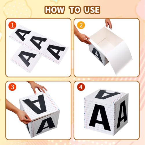 15 Pcs Giant Back to School Decorations Classroom Theme Party Photo Props - image 4