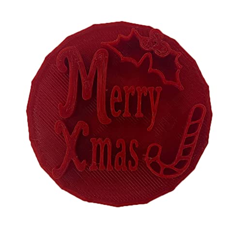 Christmas Xmas Cupcake Cookie Stamp Embosser for Icing Fondant