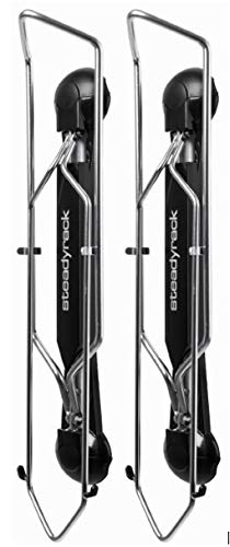 SteadyrackBike Racks - Fat Rack - Wall Mounted Bike Rack Storage Solution for Your Home, Garage, or Bike Park - 2 Pack