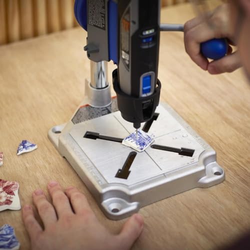 Dremel Drill Press Rotary Tool Workstation Stand with Wrench Mini