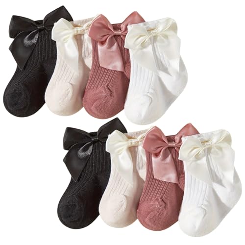 Image of Newborn Cuff Socks Baby-girls Socks Infant Toddler Crew Ankle Sock