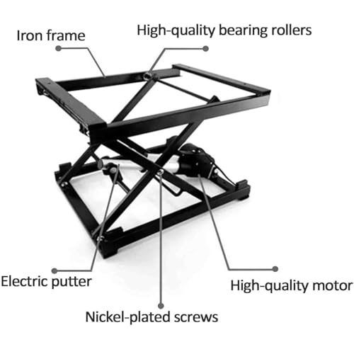 Elektrischer höhenverstellbarer Tischständer mit kabelloser Fernbedienung, perfekt für Heim- und Bürogeräte, ergonomisches Design für Komfort und Bequemlichkeit
