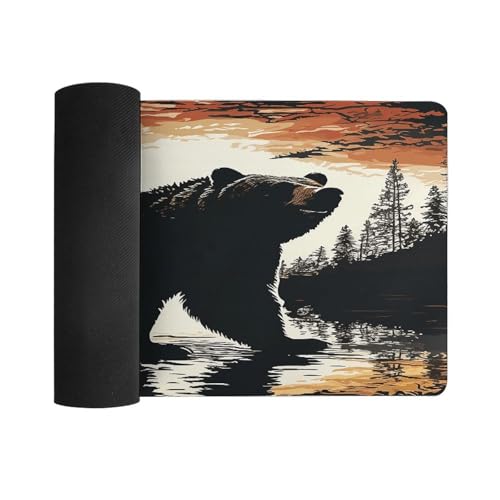 Pad Mouse Grande FekiLoot de Goma Antideslizante 60x30 cm miniatura 3