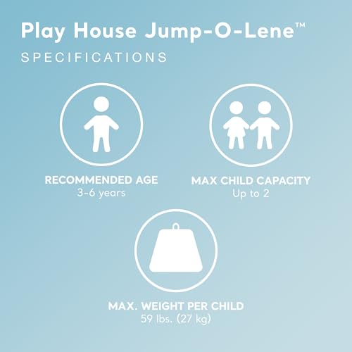 Intex 48260EP Inflatable Jump-O-Lene Indoor Or Outdoor Playhouse Trampoline Bounce Castle House thumb #2
