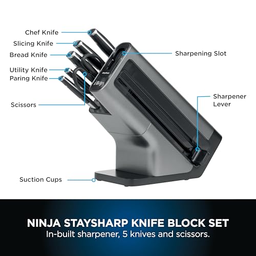 Foodi StaySharp Knife Block - Sharp 6-Piece Knife Set Chef - Image 6