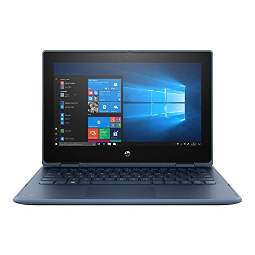 HP ProBook x360 11 G5 EE 11.6" Touchscreen Laptop Intel Celeron N4020 4GB RAM 128GB SSD Windows 10 Pro Education Edition, Blue - 213V2ES#ABU